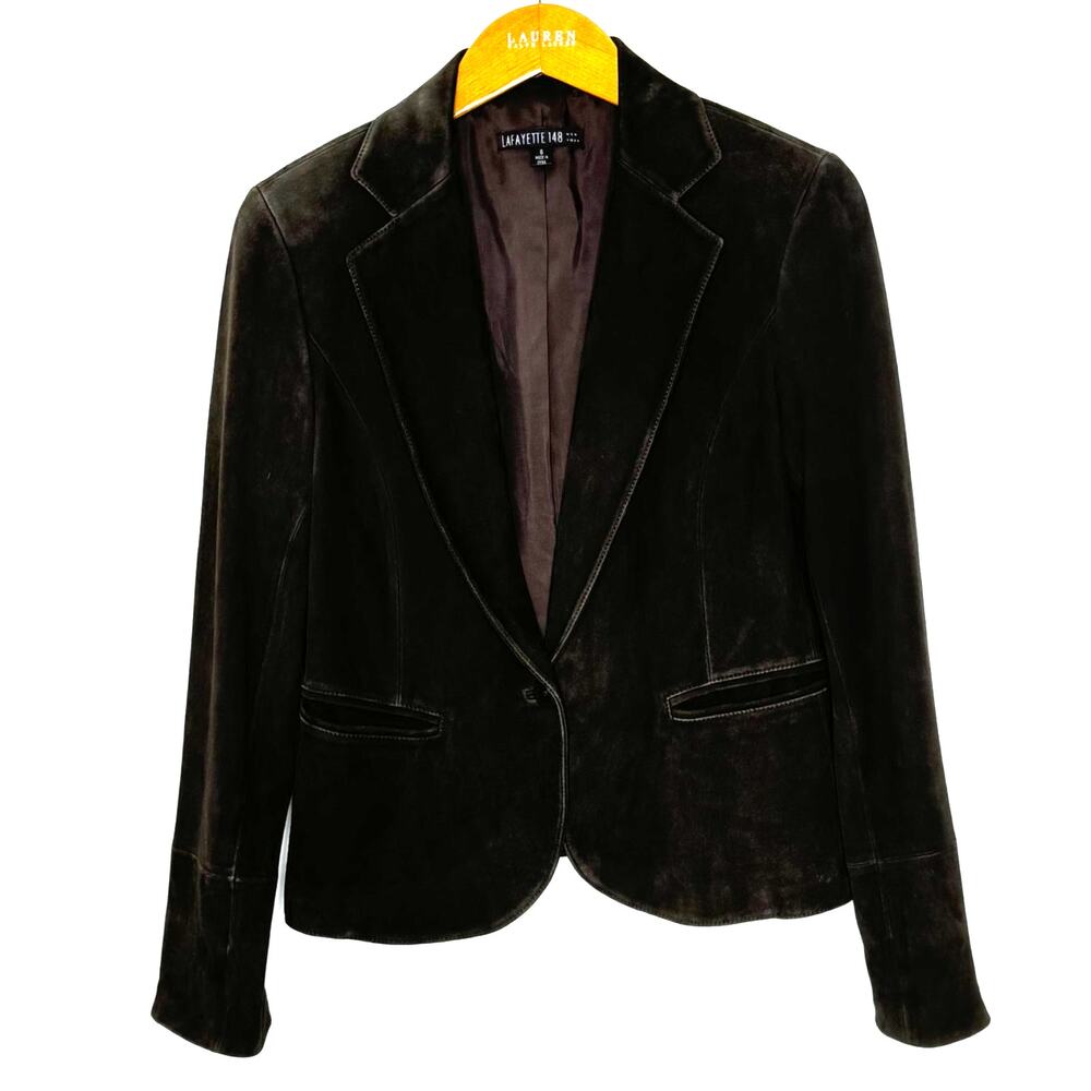 Lafayette‎ suede jacket Brown Size 6